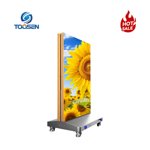 Độ sáng cao đầy đủ màu sắc không thấm nước trong nhà ngoài trời p1.8 P2, 5 P3 P4 Màn hình LED IP65 có thể gập lại Áp phích LED di động cho hoạt hình - Product Image 2