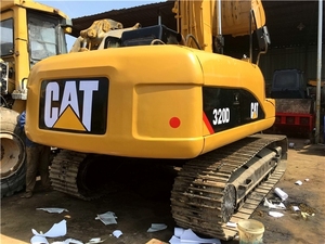 Excavatrice sur chenilles hydraulique d'occasion Caterpillar 320D, équipement lourd d'origine japonaise avec moteur et pompe en vente à Shanghai - Product Image 4