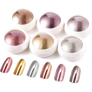 Poudre miroir magique pour ongles, couleur rétro, or, 6 couleurs, parfum de farine - Product Image 2