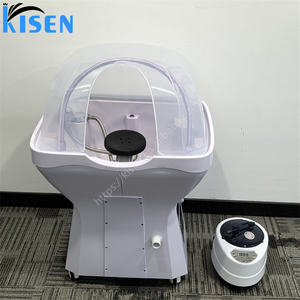 Champú de Spa de cabeza de Color blanco, champú portátil sin tubería, lavabo con vaporizador calentado, no de <span class=keywords><strong>segunda</strong></span> <span class=keywords><strong>mano</strong></span>, nuevo - Product Image 1