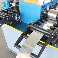 Máquina perfiladora de ángulos de hierro hidráulica JM Fast Track para techos y paneles de yeso, con control PLC y ahorro de energía