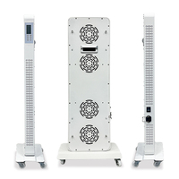 Panel de Terapia de Luz Roja LED REDSKY de 5 Longitudes de Onda, 1500W, para Uso Doméstico, de Pie, para Cuerpo Completo, Enchufe Estadounidense, Garantía de 3 Años