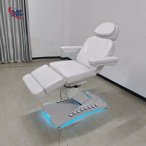 Cabeza de masaje giratoria inteligente, <span class=keywords><strong>cama</strong></span> de Spa, salón de belleza, altura ajustable, <span class=keywords><strong>cama</strong></span> de esteticista eléctrica, silla estética cosmética Facial - Product Image 1