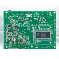 Hochwertige ITX Intel 1 * VGA 2 * RJ45 8 * USB 5 * RS-232 + 1 * RS-485/232 Anschlüsse DC 12V Fanless Industrial Motherboard mit i7