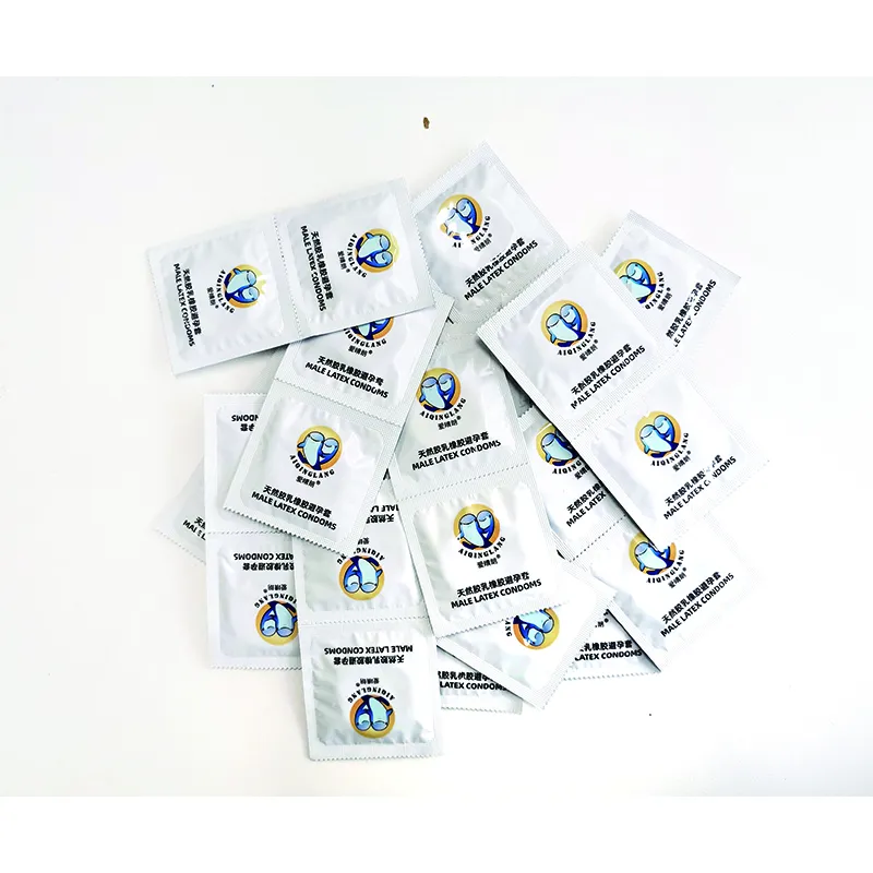 फैक्टरी में पुरुषों के लिए कस्टम लोगो Kondom पुरुष लेटेक्स उत्पादों कंडोम कंडोम