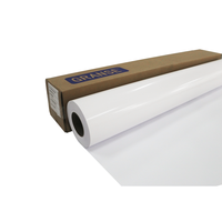 Vinyle autocollant imprimable mat 120 microns PVC en rouleau de 54 pouces pour imprimante éco-solvant, graphismes de véhicules, signalétique extérieure