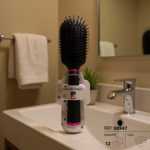Electric Hair Brush With Bristles For Smooth Styling And Detangling - Product Image 2