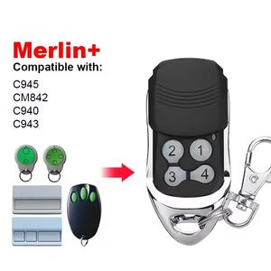 Điều khiển từ xa cửa nhà để xe <span class=keywords><strong>Opener</strong></span> với cán mã cho 94335e 94330e 94333e <span class=keywords><strong>Merlin</strong></span> c943 c945 động cơ vật liệu nhựa 433,92 MHz - Product Image 2