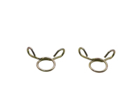 Collier de serrage à ressort pour tuyau de carburant SUS304, diamètre intérieur 7,6 mm, ouverture maximale 9,5 mm, diamètre de fil 1,0 mm