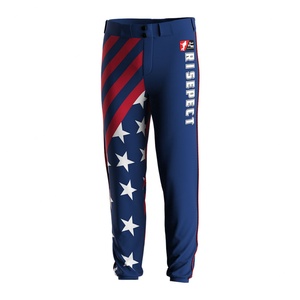 Custom Sublimation Team Botton Wholesale <b>Baseball</b> Pants Blue Sorfball Wear <b>Baseball</b> Pants for Boys - Product Image 1