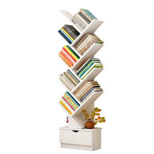 Étagère à livres d'angle en bois, design moderne, bibliothèque pour <span class=keywords><strong>salon</strong></span>, bibliothèque en forme d'arbre, <span class=keywords><strong>rangement</strong></span> pour enfants et adultes - Product Image 1
