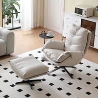 Fauteuil de détente pour personne paresseuse, canapé domestique convertible en lit, idéal pour balcon, canapé simple inclinable