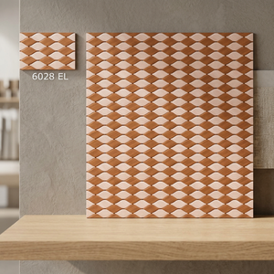 Carreaux muraux en céramique d'élévation brillante numérique de marque de luxe Vistaar 250x375mm pour mur extérieur extérieur de bâtiment commercial - Product Image 3