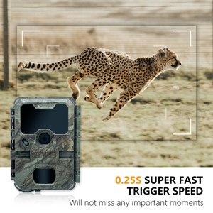 Caméra de <span class=keywords><strong>chasse</strong></span> infrarouge <span class=keywords><strong>Suntek</strong></span> HC-810A 24MP HD IP65, vision nocturne CMOS, alimentée par batterie, écran 2,4 pouces, MicroSD/TF, 66-98 pieds - Product Image 5