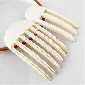 Grandes pinces à griffes plates pour femmes <span class=keywords><strong>Barrettes</strong></span> à glissière latérale française pour <span class=keywords><strong>cheveux</strong></span> <span class=keywords><strong>fins</strong></span> Rectangle accessoires de <span class=keywords><strong>cheveux</strong></span> d'alligator - Product Image 5