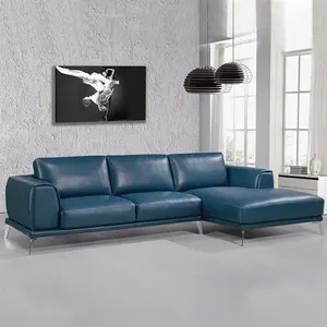 Современная мебель, секционный диван из натуральной кожи