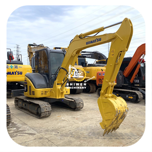 Excavadora sobre orugas Komatsu PC55 usada con motor de núcleo incluye PC20 PC35 PC40MR PC55MR, gran maquinaria de segunda mano de Japón - Product Image 1