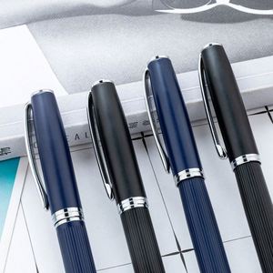 Bolígrafo de Gel Negro de Metal de 1.0 mm con Logotipo Grabado para Regalo de Oficina o Negocios - Product Image 2