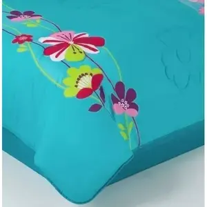 Ensemble de literie Brix King Size 10 pièces, imprimé floral, coton et polyester, usage domestique, toutes saisons, style décontracté - Product Image 5