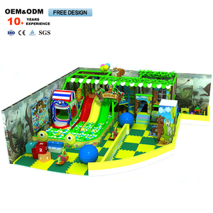 Equipo de Juegos Interior con Temática Natural Personalizado, Tobogán Doble para Niños, Marca Saidi, Material PP, Certificado CE, Máximo - Product Image 3