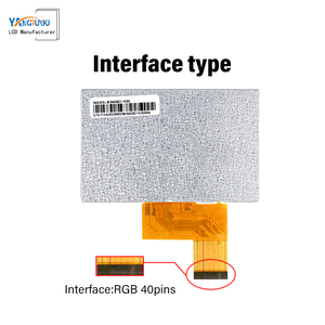 Yangrun sản xuất LCD module <span class=keywords><strong>4.3</strong></span> inch LCD hiển thị được thiết kế cho công nghiệp/Ô tô/sản phẩm di động phù hợp với hội Đồng Quản Trị và cảm ứng - Product Image 5