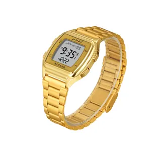 Grosir jam tangan digital al fajr jam tangan pria gaun mewah hadiah ramadan set jam tangan islam WP-04