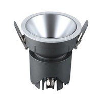 Downlight LED COB anti-éblouissement IP54, dimmable 5W-18W, en fonte, vente en gros directe usine pour hôtels et salons