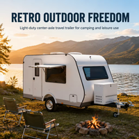 Camping-car spacieux et étanche avec cuisine intégrée en acier inoxydable, aménagement multi-personnes pour un camping durable