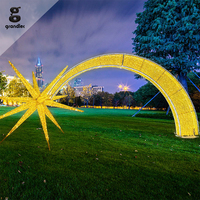 Luz Decorativa de Arco con Motivo de Estrella Fugaz 3D de Alta Calidad para Centros Comerciales, Parques Temáticos y Decoración de Paisajes
