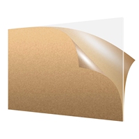 Feuille acrylique transparente 16x16 pouces, plaque en plastique transparent en plexiglas pour enseignes, cadre photo et artisanat