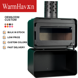 Produttore JingXin fabbrica della cina vendita diretta personalizzato semplice camino Freestanding stufa a legna con armadio per legna da ardere - Product Image 3