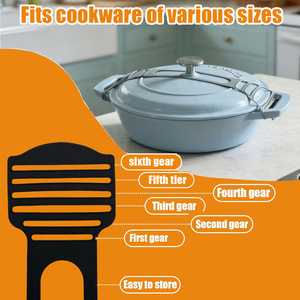 Couvercle en silicone avec sangle de transport et loquet pour autocuiseur <span class=keywords><strong>Ninja</strong></span> Crockpot - Product Image 4