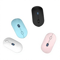 Souris sans fil silencieuse avec écran d'affichage de puissance, style rechargeable, pour ordinateur portable, bureau, souris optique sans fil 2.4G