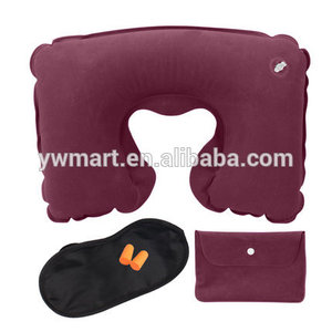 Almohada inflable <span class=keywords><strong>de</strong></span> viaje para el cuello, <span class=keywords><strong>máscara</strong></span> para los ojos, tapón para <span class=keywords><strong>la</strong></span> oreja y bolsa - Product Image 5