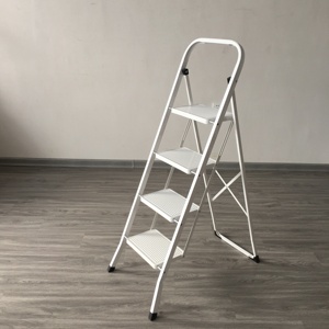 Échelle télescopique <span class=keywords><strong>pliable</strong></span> robuste en acier moderne à <span class=keywords><strong>deux</strong></span> <span class=keywords><strong>marches</strong></span> pour usage hôtelier 2/3/4 <span class=keywords><strong>marches</strong></span> - Product Image 4