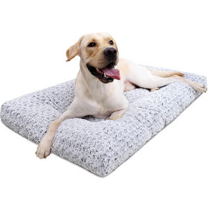 Coussin de lit pour chien en gros, lavable, pour petit chien, tapis antidérapant pour animaux de compagnie, matelas de couchage en peluche pour niche, lit de haute qualité pour cage à chien - Product Image 1