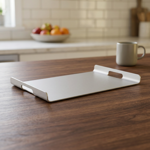 Stainless Steel Heavy Duty Dishwasher Safe Food Safe <b>Microwave</b> Safe Sustainable Tray - Product Image 2