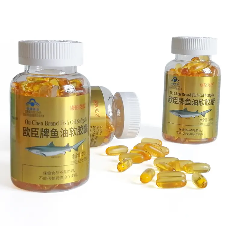 Viên Nang Softgel Dầu Cá Omega 3 Viên Nang Bổ Sung Não Tăng Cường Nhà Sản Xuất