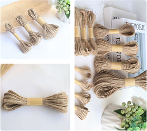 Fabriek Custom Jute Natuurlijke Kleur Hennep Touw Gebak Voedsel Verpakking Dozen Zaktouw 1/<span class=keywords><strong>2</strong></span>/3Mm Jute Cake Verpakking Touw - Product Image 4