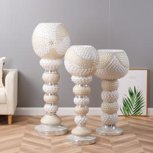 Décoration européenne Ornements Modèle Luxe Ménage En Fiber De Verre <span class=keywords><strong>Vase</strong></span> de Fleurs Séchées - Product Image 6