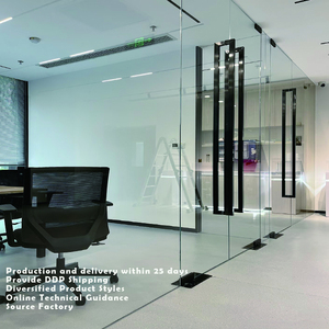 Cloison modulaire détachable Cloison <span class=keywords><strong>acoustique</strong></span> en verre Cloison séparatrice de pièce Applications dans les bureaux, les écoles, les hôtels - Product Image 4