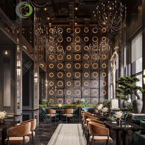 Vitrina moderna de muebles de restaurante de <span class=keywords><strong>café</strong></span> de acero inoxidable para espacios comerciales de lujo - Product Image 5