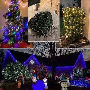 Giáng sinh ip43 không thấm nước dẫn dây đèn USB powered 8-chế độ nhiều màu PVC Đồng đèn cơ thể cảnh quan sử dụng CE chứng nhận - Product Image 2