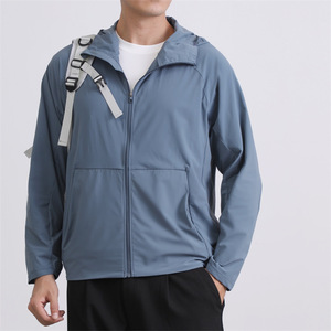 Pace Break <strong>Men's</strong> Casual Lightweight Canvas Stand Collar Bomber <strong>Jacket</strong> for <strong>Summer</strong> - Product Image 1