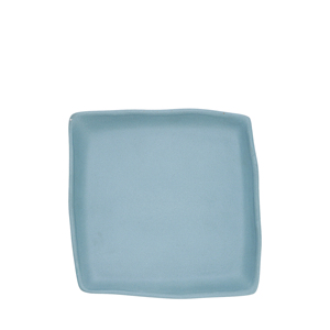 Piatto Quadrato Blu Io 21x21 Cm, Piatto Piatto - Product Image 1