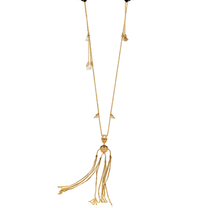 สร้อยคอจี้แฟชั่น สแตนเลส 316L ชุบทอง PVD ทนทาน ใช้งานได้นาน สไตล์โบโฮ - Product Image 2