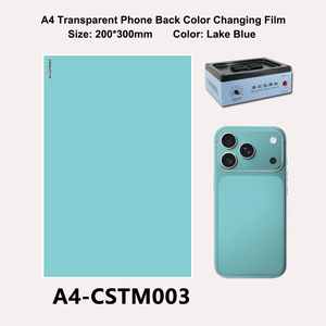 ฟิล์มสีกึ่งโปร่งแสงขนาด <span class=keywords><strong>A4</strong></span> สำหรับเครื่องซีลสูญญากาศแบบซองโทรศัพท์ ปิดคลุมเต็มรูปแบบ เปลี่ยนสีฝาหลังมือถือสำหรับ iPhone 17 - Product Image 2