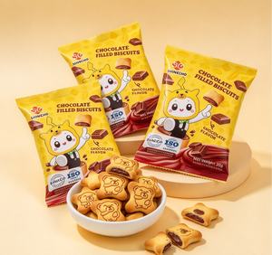 Biscuits <span class=keywords><strong>Petit</strong></span> <span class=keywords><strong>Beurre</strong></span>, biscuits fourrés étoiles, biscuits et gâteaux OEM, chocolat, collations pour enfants, aliments - Product Image 5