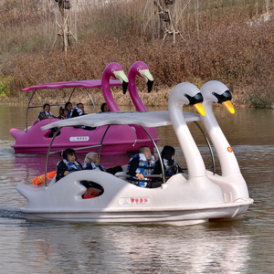 Electric Swan Boat 5~8 Km/h Speed PE CE Certified New 2026 Model Star <strong>Gazing</strong> Tour Stable Design <strong>Water</strong> Play Equipment - Product Image 4