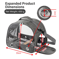 Sac de transport pliable et étanche pour oiseaux, hamsters, perroquets, cage de voyage pour petits animaux